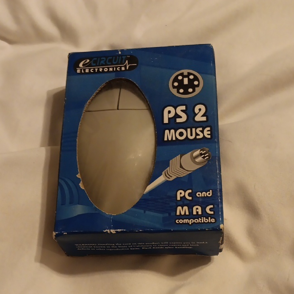 White PS/2 Mouse